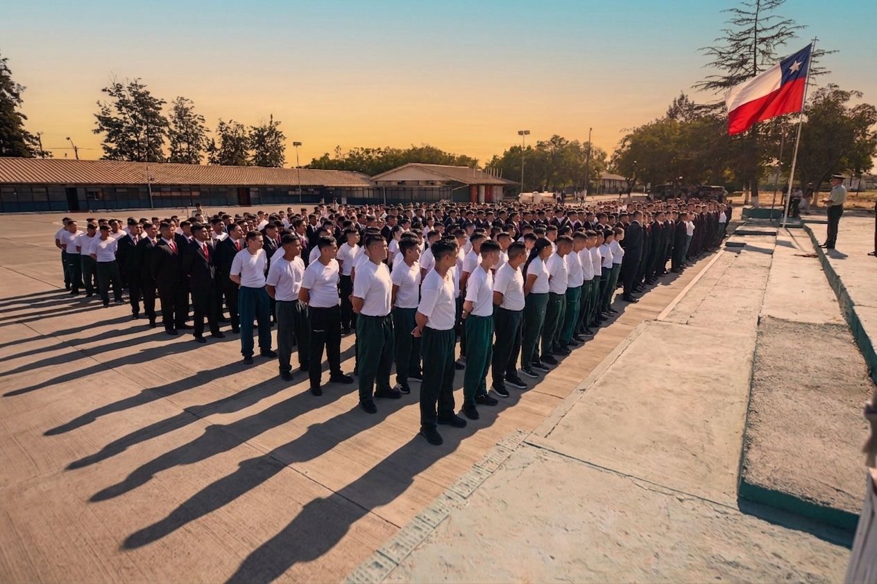 Alumnos realizando entrenamiento físico
